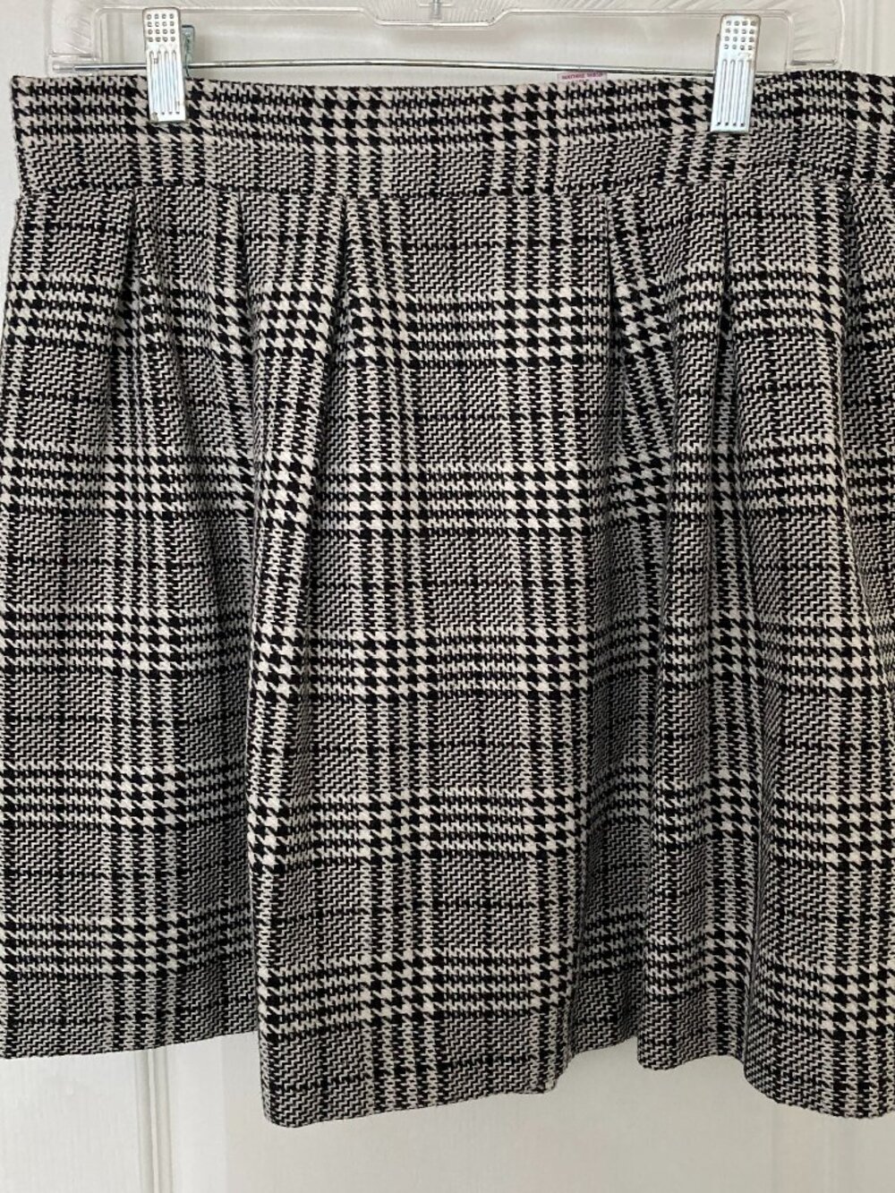 Candies Black & White Plaid Mini Skirt Size 13 Juniors
